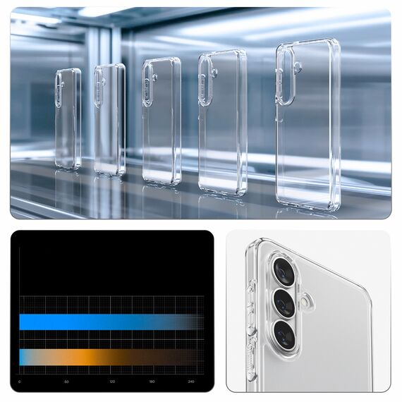 Spigen Ultra Hybrid Case for Samsung Galaxy S26+ - Transparent