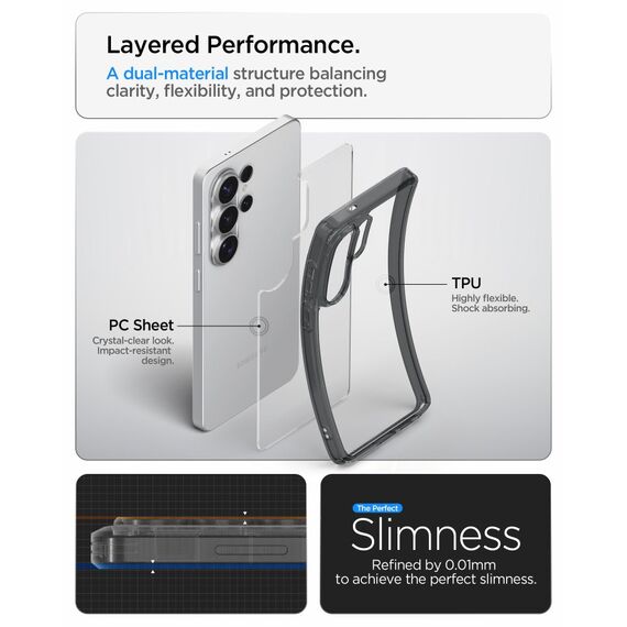 Spigen Ultra Hybrid Case for Samsung Galaxy S26 Ultra - Semi-Transparent