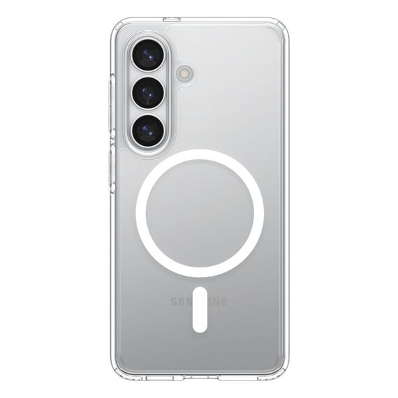 Spigen Ultra Hybrid Mag MagSafe Case for Samsung Galaxy S26+ - Clear and White