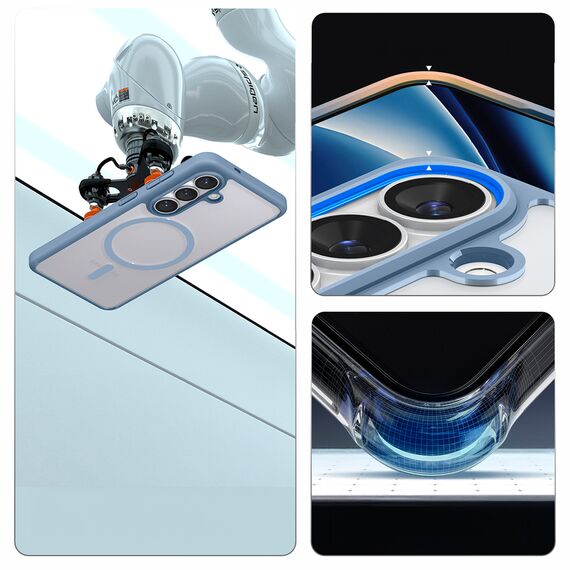 Spigen Ultra Hybrid Mag MagSafe Case for Samsung Galaxy S26+ - Clear Blue