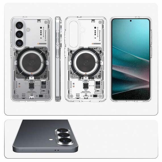 Spigen Ultra Hybrid Mag MagSafe Case for Samsung Galaxy S26+ Neo One - Transparent