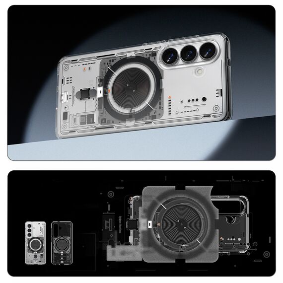 Spigen Ultra Hybrid Mag MagSafe Case for Samsung Galaxy S26+ Neo One - Transparent