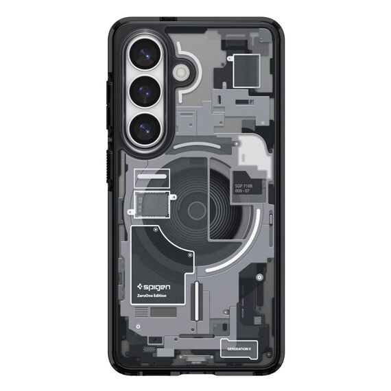 Spigen Ultra Hybrid Mag MagSafe Case for Samsung Galaxy S26+ Zero One - Clear Black