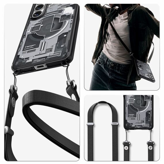 Spigen Ultra Hybrid Mag MagSafe Case for Samsung Galaxy S26+ Zero One - Clear Black
