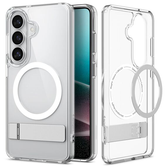 Spigen Ultra Hybrid S Mag MagSafe Case for Samsung Galaxy S26+ - Clear and White