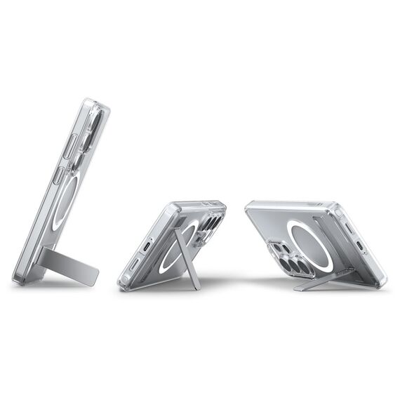 Spigen Ultra Hybrid S Mag MagSafe Case for Samsung Galaxy S26 Ultra - Clear and White