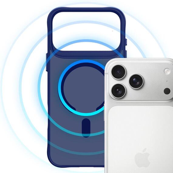 3mk Smoke MagCase for iPhone 17 Pro - Blue-Translucent