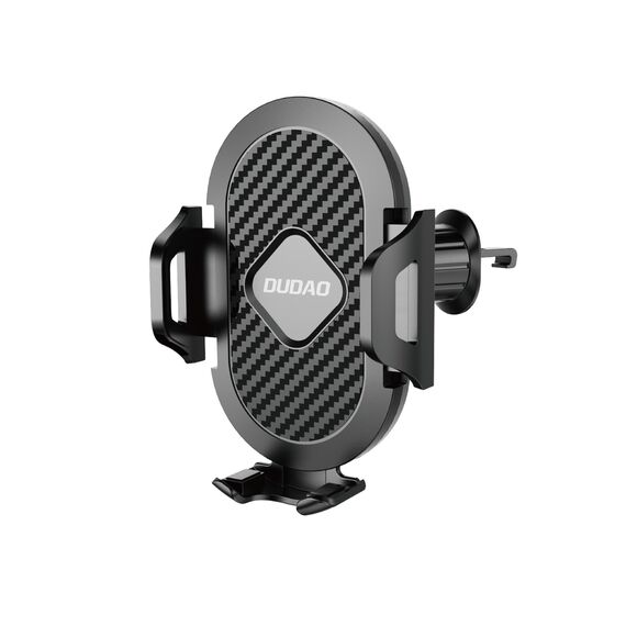 Dudao F2+ smartphone holder for the air vent with clamp - black | Techbox