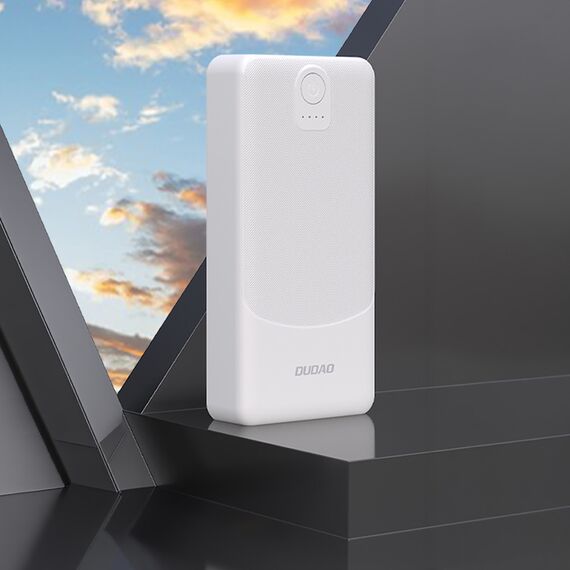 Dudao K10Pro Power Bank 2.4A 20000mAh 2 x USB-A - White | Techbox