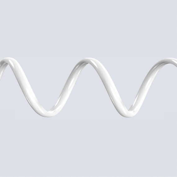 Dudao L25SX 30W USB-C - Lightning Cable with Soft Silicone Braid 2m - White - Cables & Adapters - Cables & Accessories - Techbox