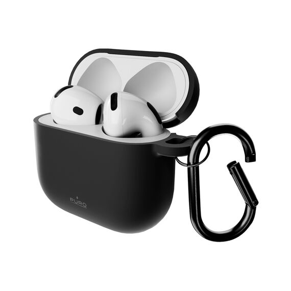 Puro Icon Case for AirPods 4 - Black | Techbox