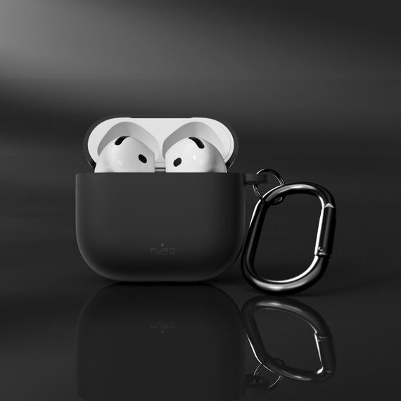 Puro Icon Case for AirPods 4 - Black | Techbox