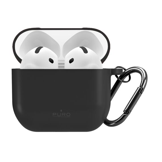 Puro Icon Case for AirPods 4 - Black | Techbox