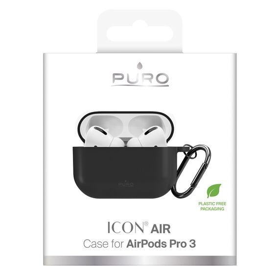 Puro Icon Case for AirPods Pro 3 - Black | Techbox