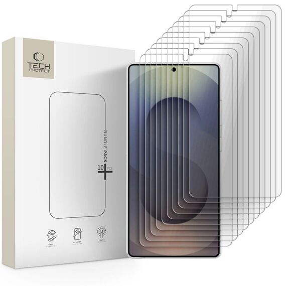 Tempered glass set of 10 Tech-Protect Bundle for Samsung Galaxy S26 Ultra