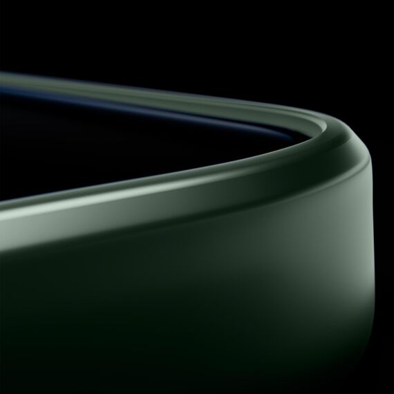 3mk Smoke MagCase for iPhone 16 - Green-Translucent
