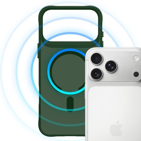 3mk Smoke MagCase for iPhone 17 Pro - Green-Translucent
