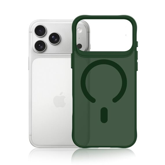 3mk Smoke MagCase for iPhone 17 Pro - Green-Translucent