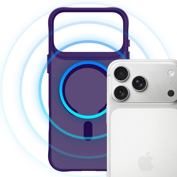 3mk Smoke MagCase for iPhone 17 Pro - Purple-Translucent