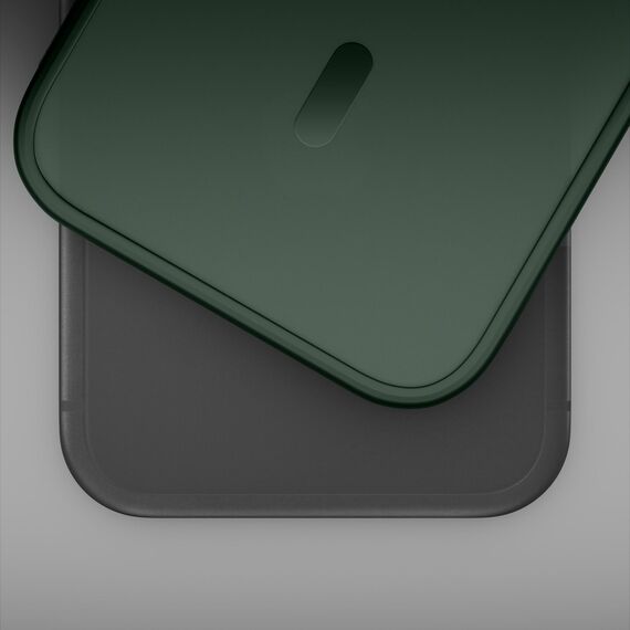 3mk Smoke MagCase for Samsung Galaxy S25 - Green-Translucent