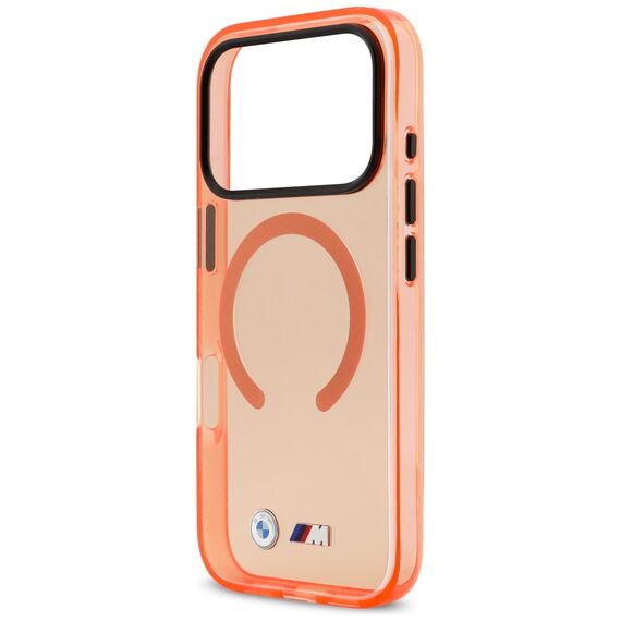 BMW M IML Metal Logos MagSafe Case for iPhone 17 Pro Max - Pro Orange