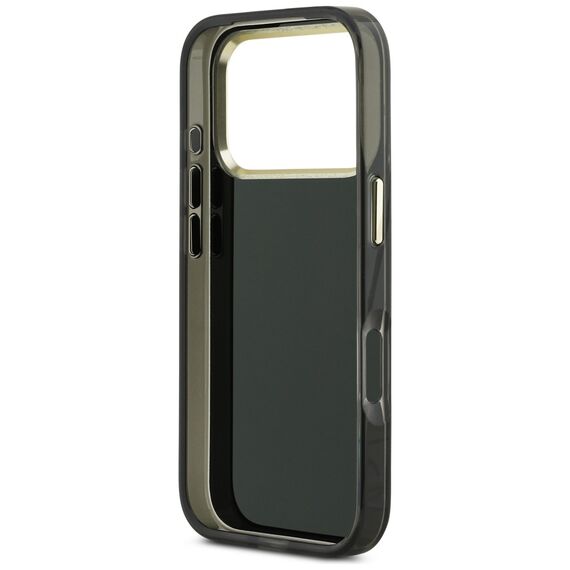 Guess IML 4G Script Metal case for iPhone 17 Pro - black