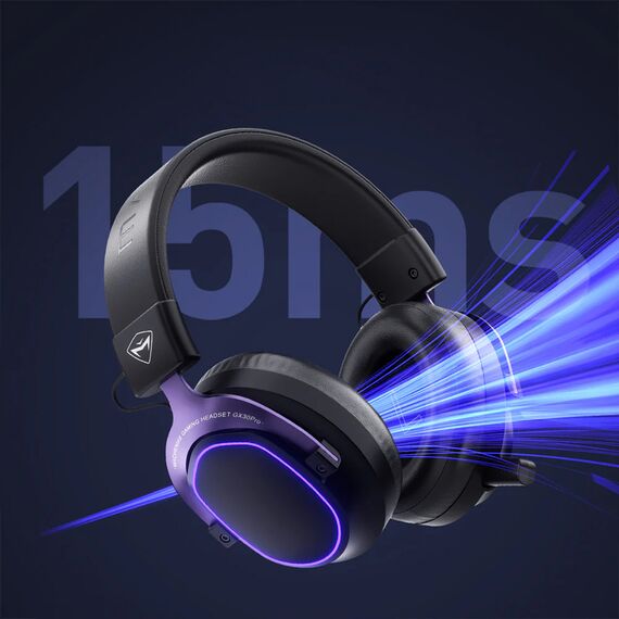Machenike GX30PRO Wireless Over-Ear Gaming Headphones - Black - Headsets - Speakers & Headphones - Techbox