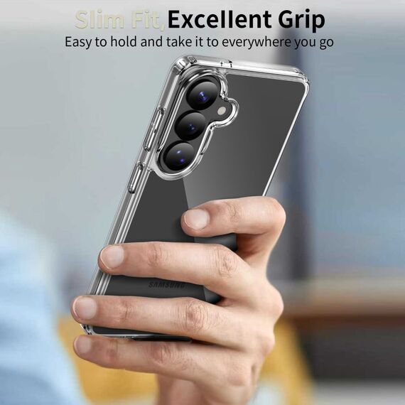 Tech-Protect FlexAir Hybrid Case for Samsung Galaxy S26+ - Clear