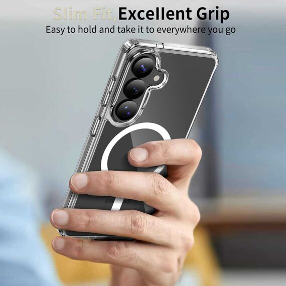 Tech-Protect FlexAir Hybrid MagSafe Case for Samsung Galaxy S26 - Transparent