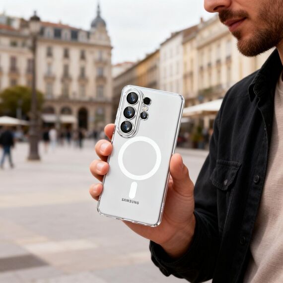 Tech-Protect FlexAir MagSafe Case for Samsung Galaxy S26 Ultra - Transparent