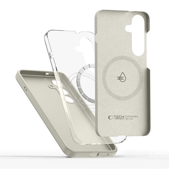 Tech-Protect Silicone MagSafe Case for Samsung Galaxy S26+ - Beige