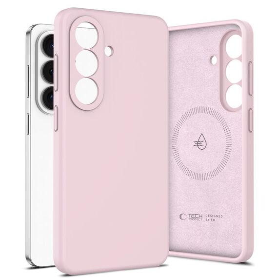 Tech-Protect Silicone MagSafe Case for Samsung Galaxy S26+ - Pink