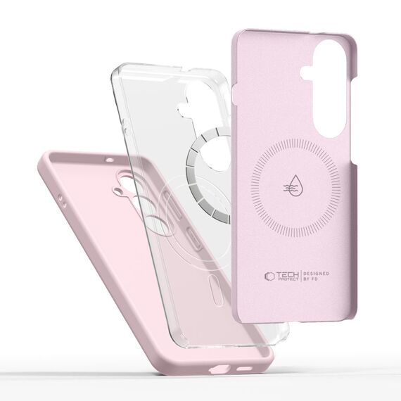 Tech-Protect Silicone MagSafe Case for Samsung Galaxy S26+ - Pink