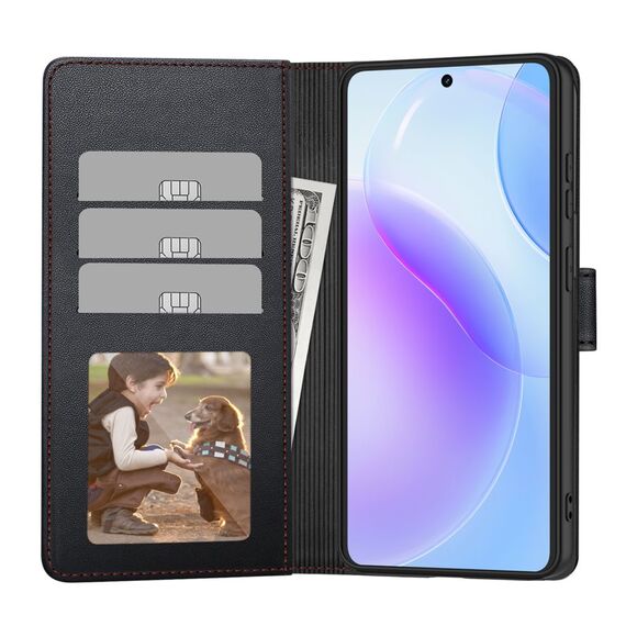 Tech-Protect Wallet Case for Samsung Galaxy S26 - Black and Red | Techbox