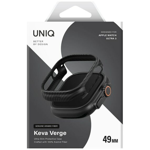 Uniq Keva Verge Case for Apple Watch 49mm - Black - Accessories - Smartwatches & Accessories - Techbox