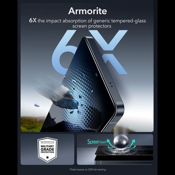 ESR UltraFit Armorite Privacy Tempered Glass for Samsung Galaxy S26 Ultra