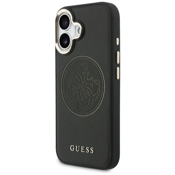 Guess Perforated 4G MagSafe case for iPhone 17 - black
