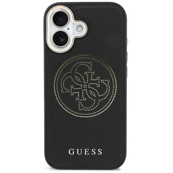 Guess Perforated 4G MagSafe case for iPhone 17 - black