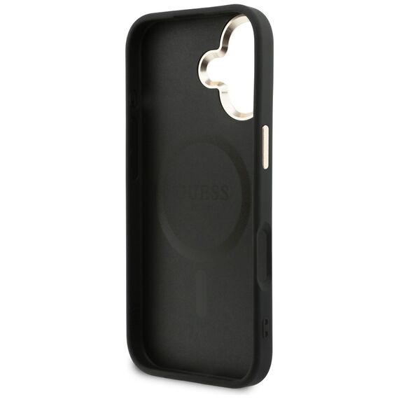 Guess Perforated 4G MagSafe case for iPhone 17 - black