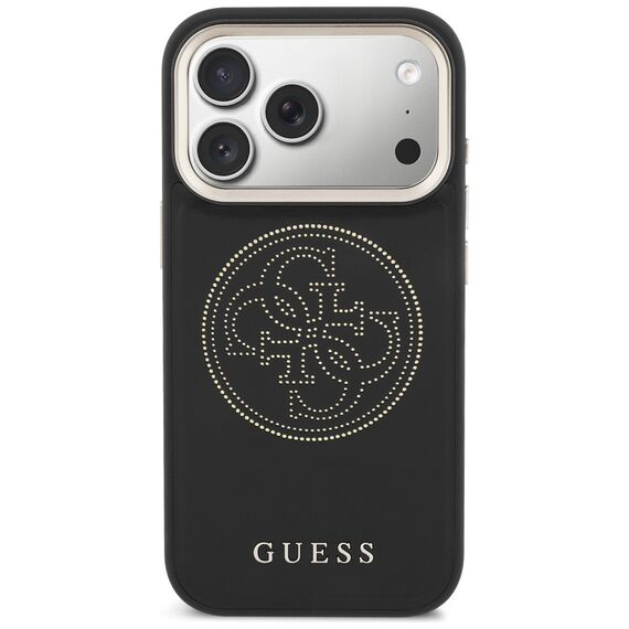 Guess Perforated 4G MagSafe case for iPhone 17 Pro - black