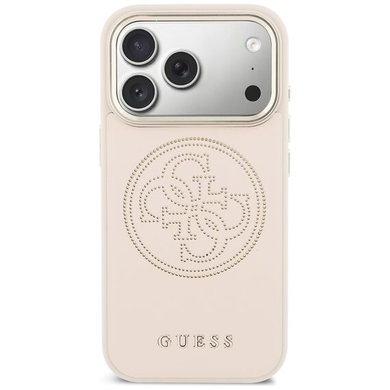 Guess Perforated 4G MagSafe Case for iPhone 17 Pro - Pink