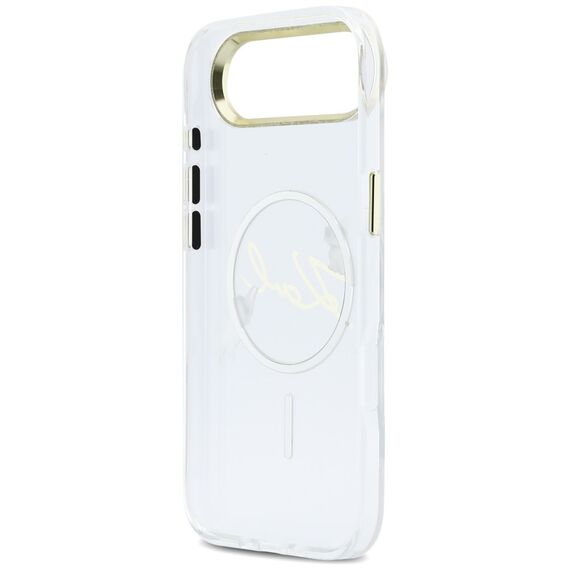 Karl Lagerfeld IML Choupettes Karl Script Logo MagSafe iPhone Air Case - Clear
