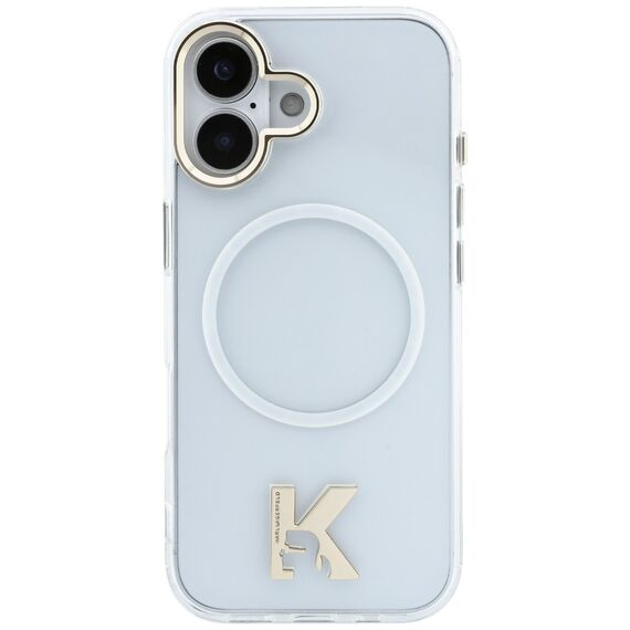 Karl Lagerfeld IML K Head Logo MagSafe Case for iPhone 17 - Clear