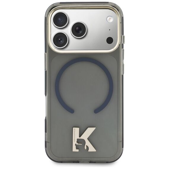 Karl Lagerfeld IML K Head Logo MagSafe Case for iPhone 17 Pro - Black
