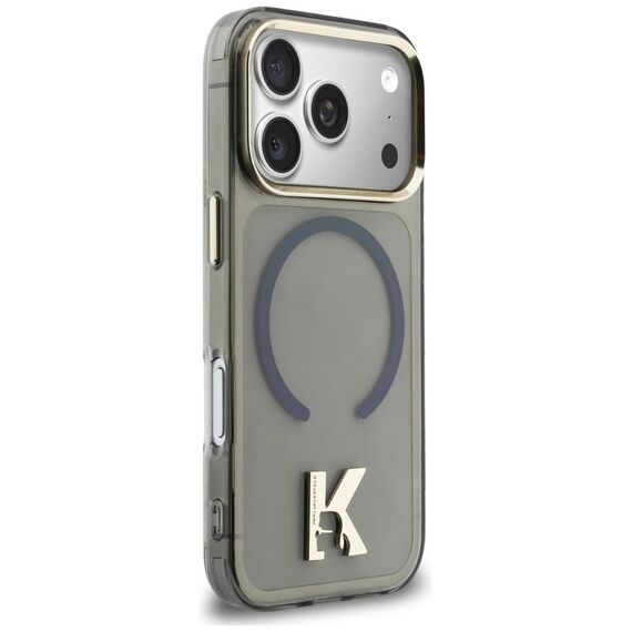 Karl Lagerfeld IML K Head Logo MagSafe Case for iPhone 17 Pro - Black