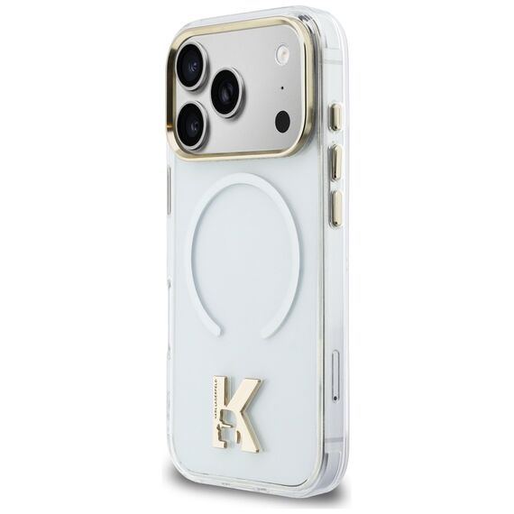 Karl Lagerfeld IML K Head Logo MagSafe Case for iPhone 17 Pro - Clear