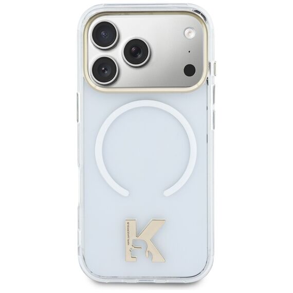 Karl Lagerfeld IML K Head Logo MagSafe Case for iPhone 17 Pro - Clear