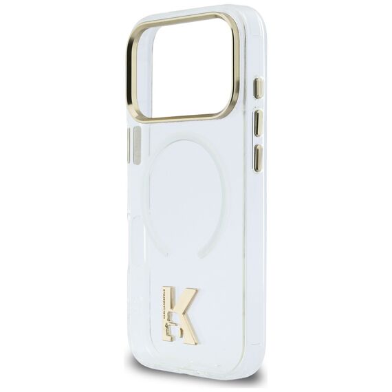 Karl Lagerfeld IML K Head Logo MagSafe Case for iPhone 17 Pro - Clear