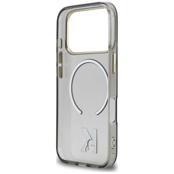 Karl Lagerfeld IML K Head Logo MagSafe Case for iPhone 17 Pro Max - Black