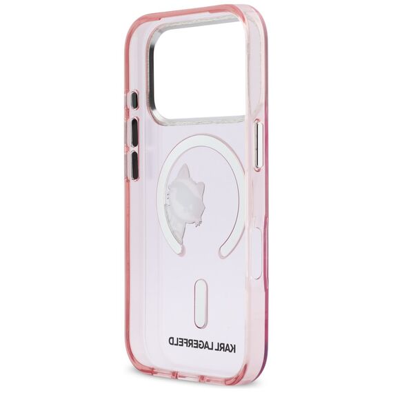 Karl Lagerfeld IML Peekaboo MagSafe Case for iPhone 17 Pro - Pink
